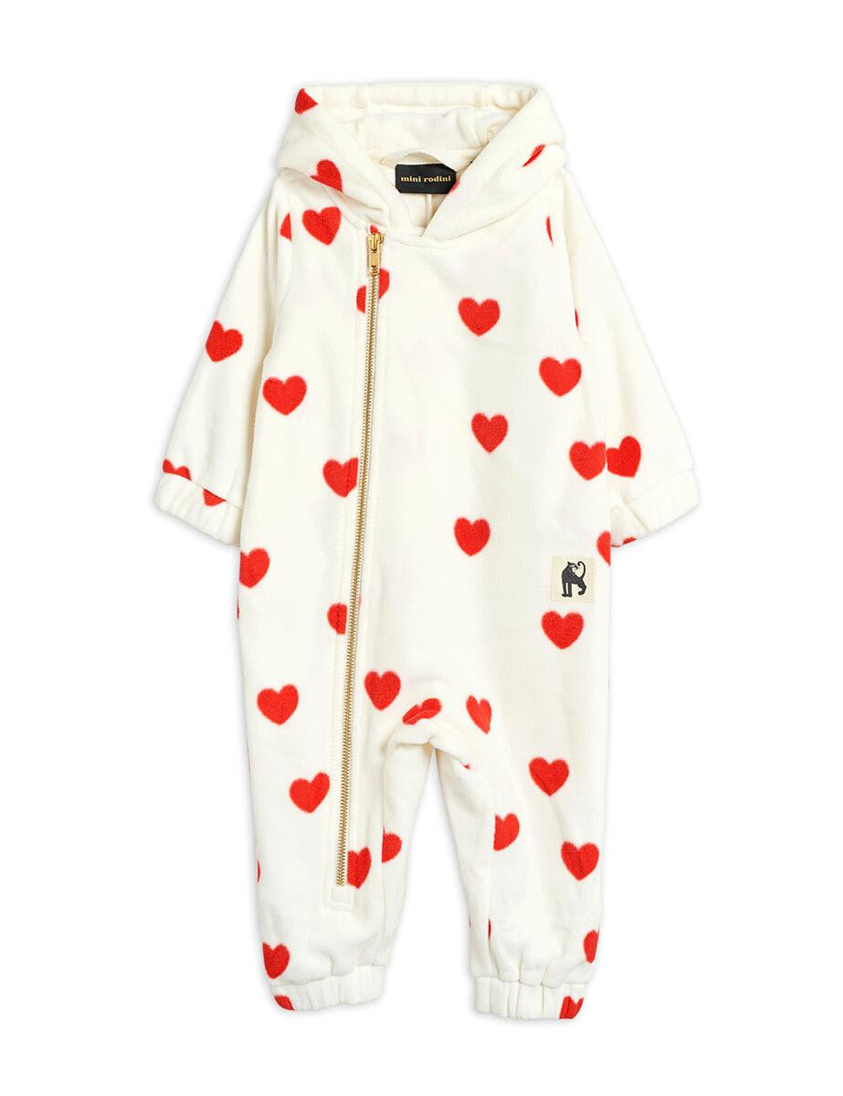 MINI RODINI Hearts Fleece Combi 2171013211