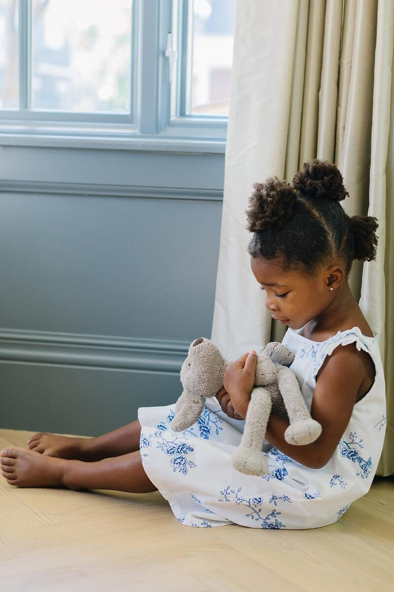 PETITE PLUME Indigo Floral Amelie Nightgown