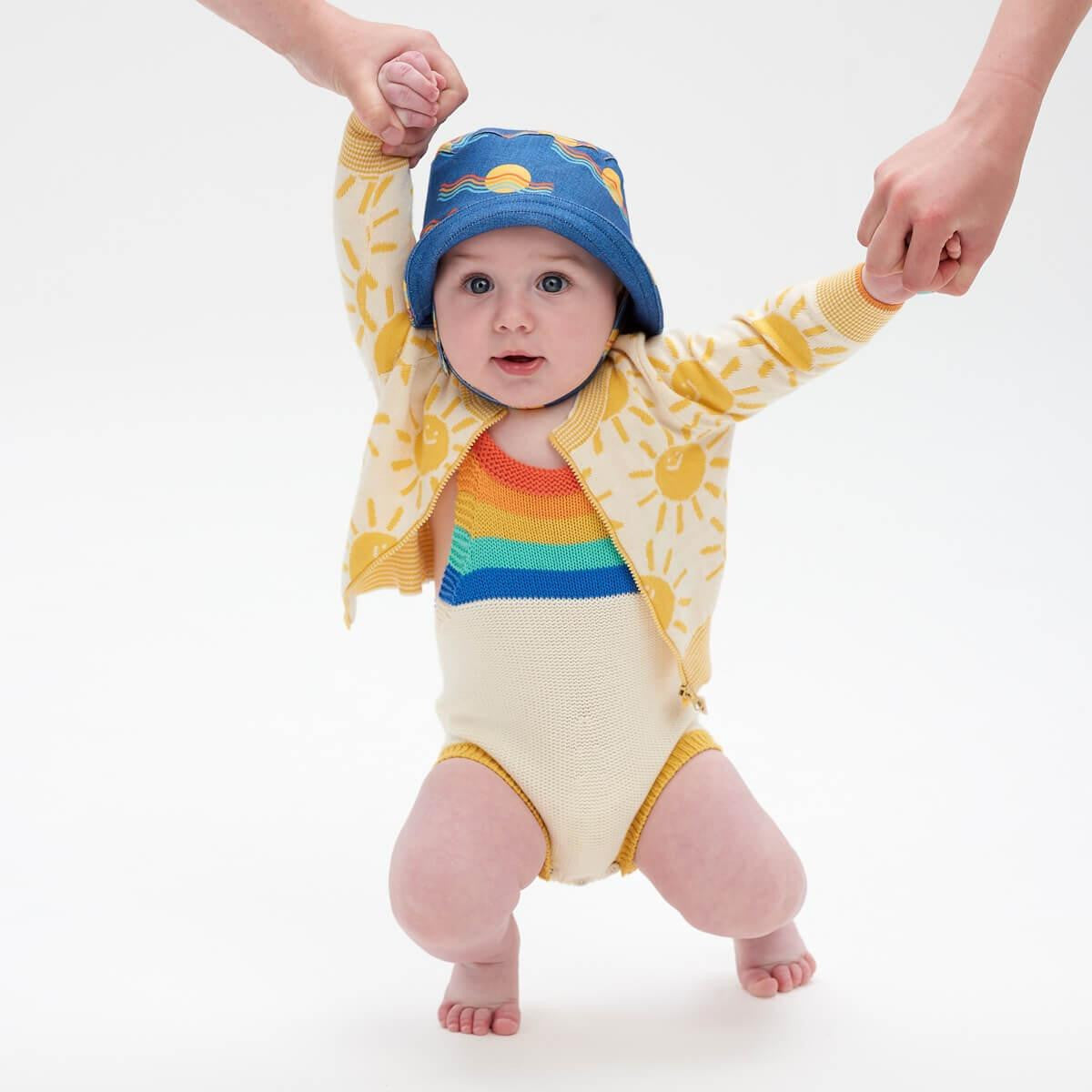 The Bonnie Mob Romper - Rainbow