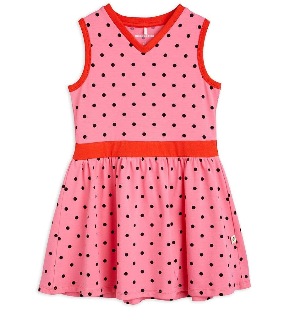Pink Polka Dot Dress Pink Kids - Mini Rodini Pink Polka Dot Dress Pink Kids - Mini Rodini