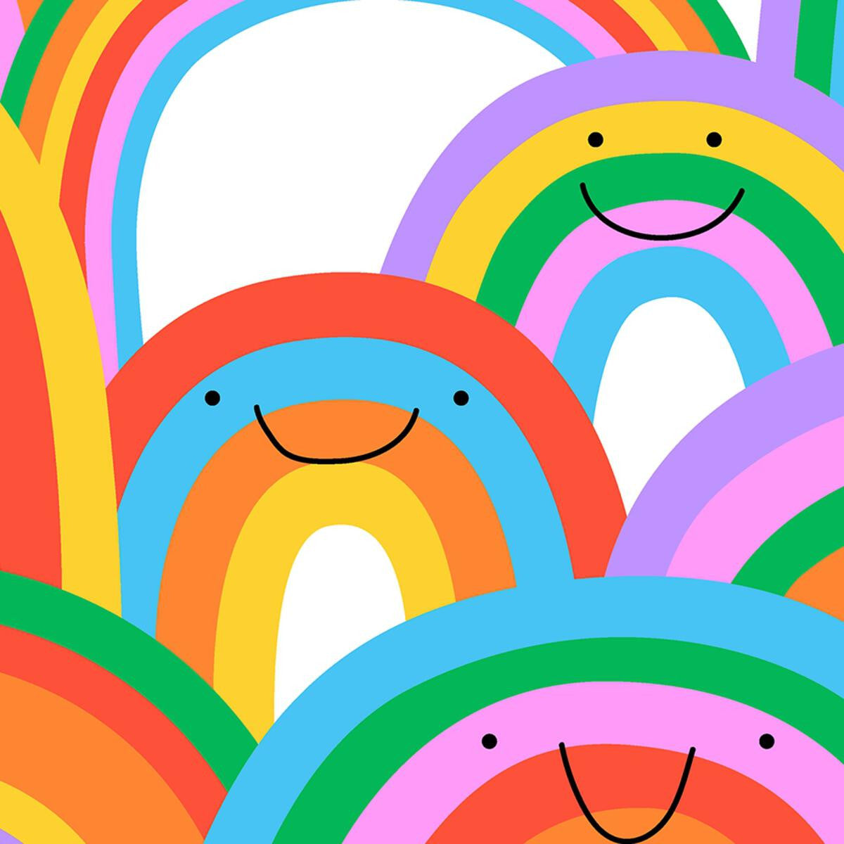 ROCK YOUR BABY Happy Rainbows Dress