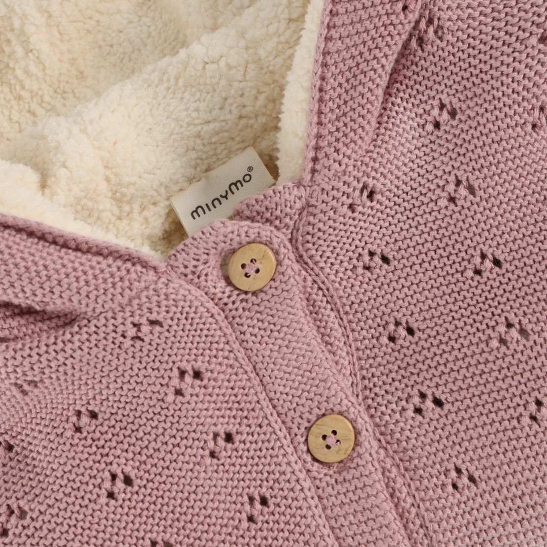 Minymo Knitted Teddy Coverall 114157
