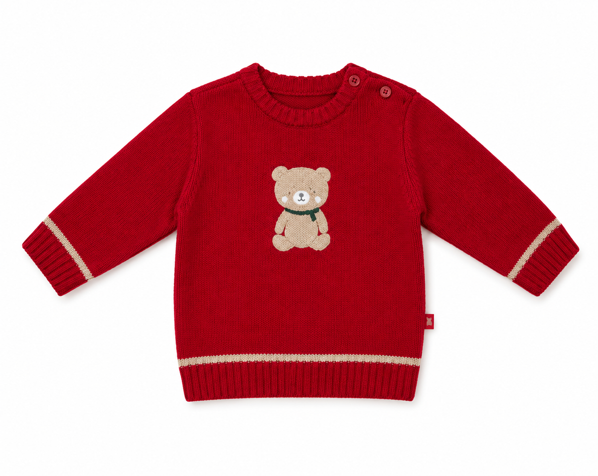 Tutto Piccolo Red Sweater 1850W26