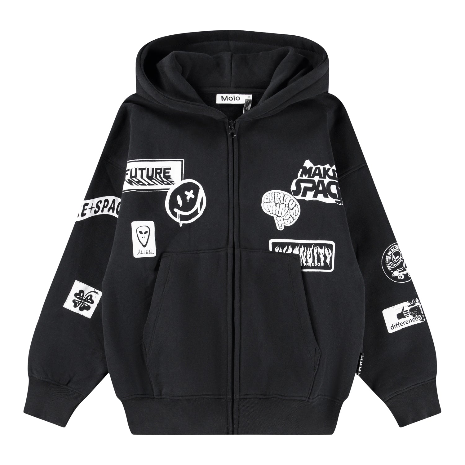 MOLO Marley Hoodie - Black – Le Petit Kids