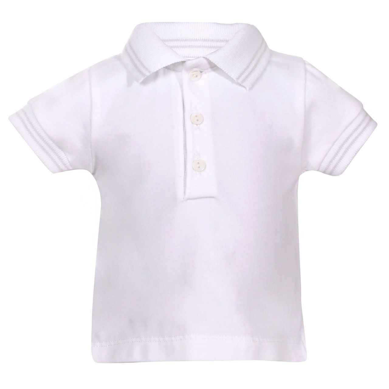Patachou White Baby Polo