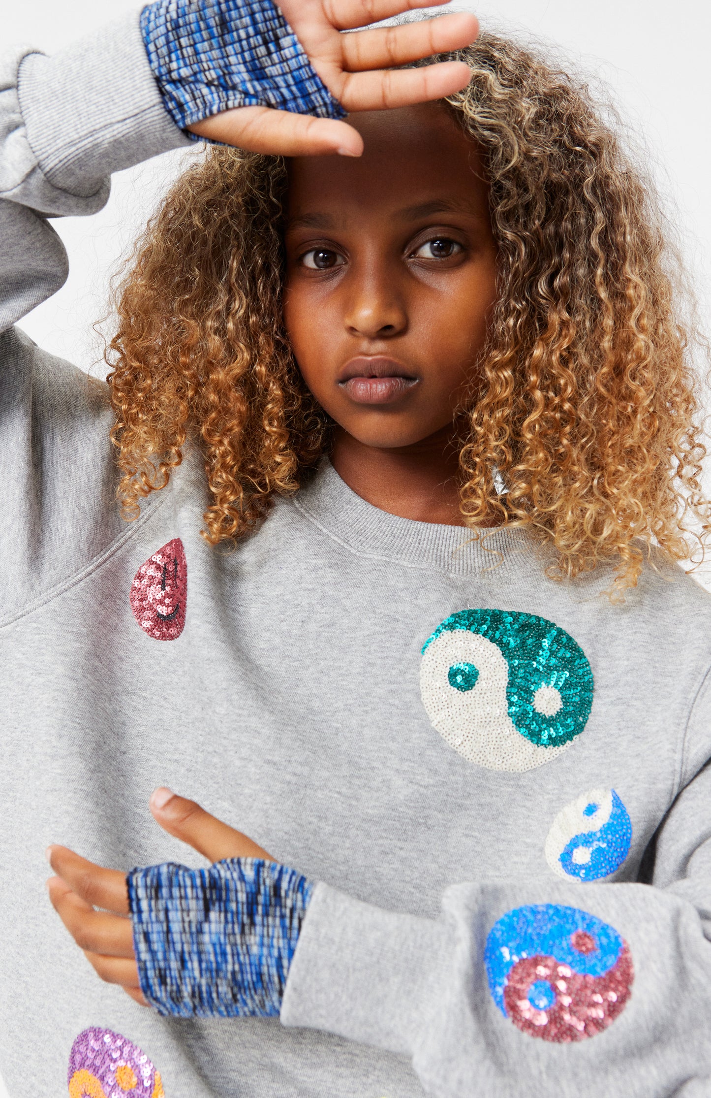 MOLO Marge Top - Grey Melange