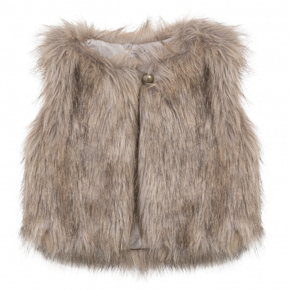 3 Pommes Faux-Fur Vest