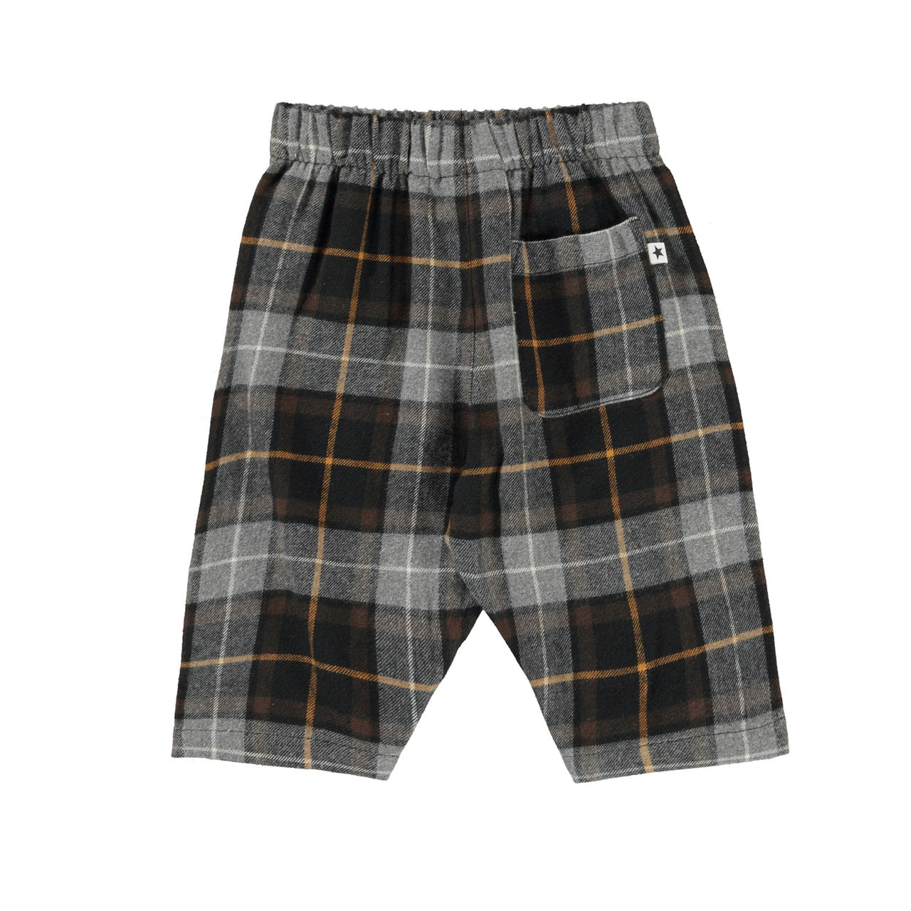 MOLO Soy Pants - Grey Brown Check