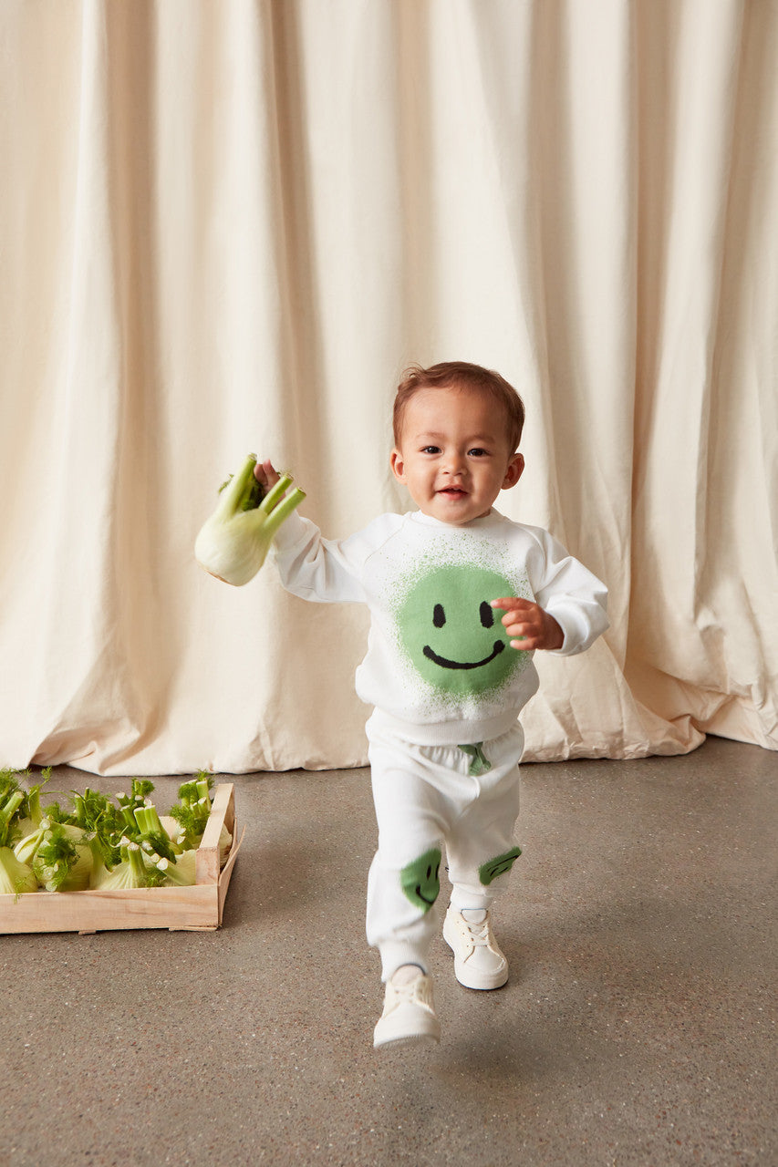MOLO Kids Simeon Pants - White Star