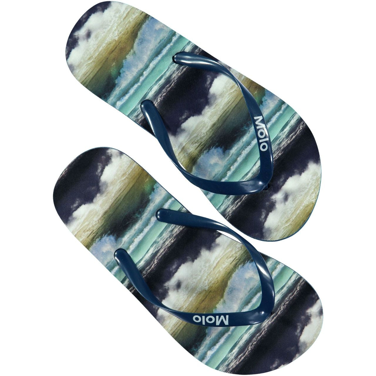 MOLO Zeppo FlipFlops - Ocean Stripe