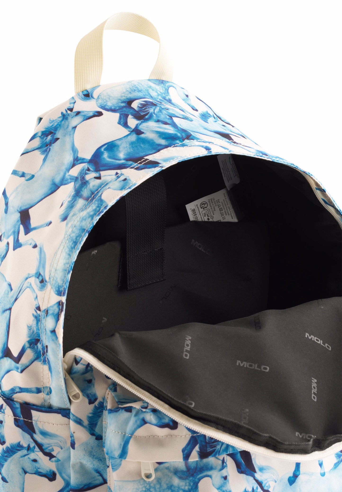 MOLO Mio Backpack - Blau Ponies