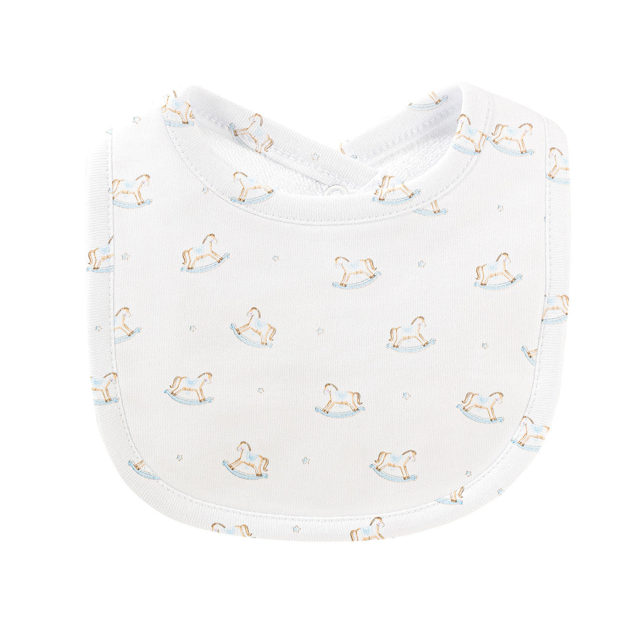 Baby Club Chic Bib - Rocking Horse Blue