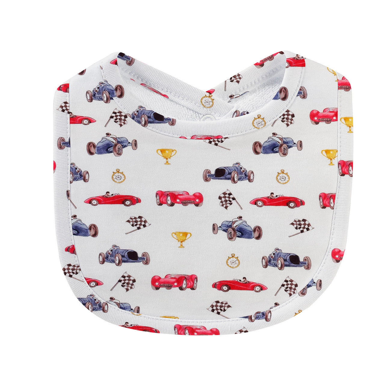 Baby Club Chic Bib - Vintage Racing Cars