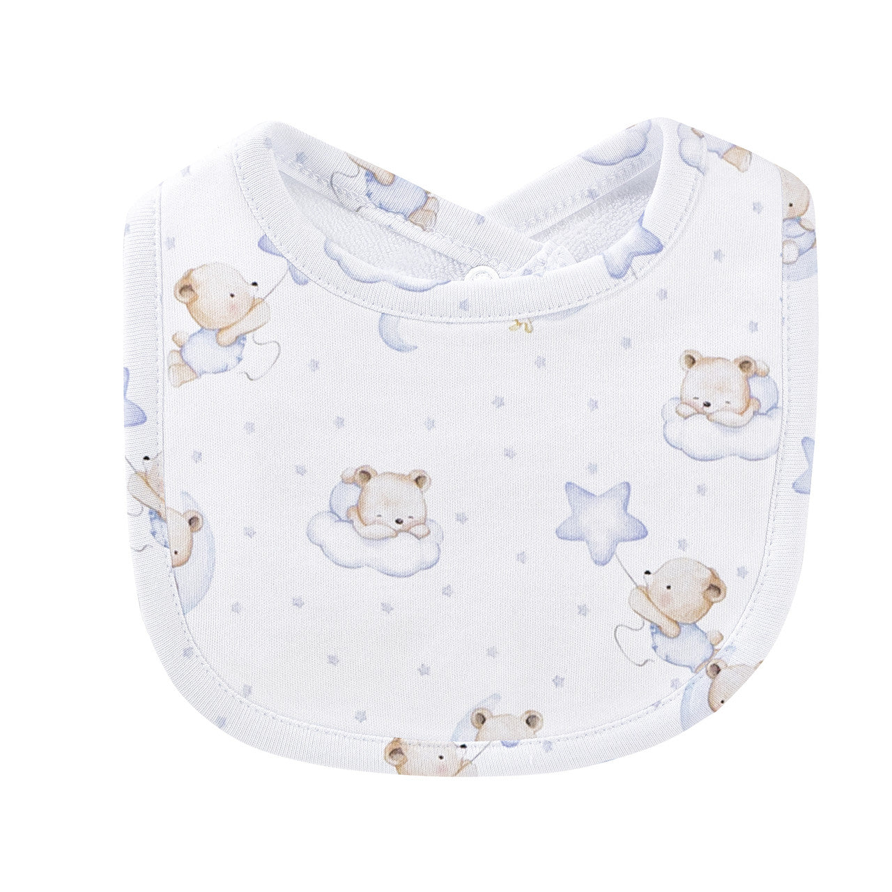 Baby Club Chic Bib - Sleep Tight Bear Blue