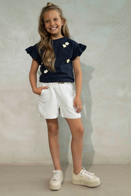 LIKE FLO Shorts with Belt f303-5682