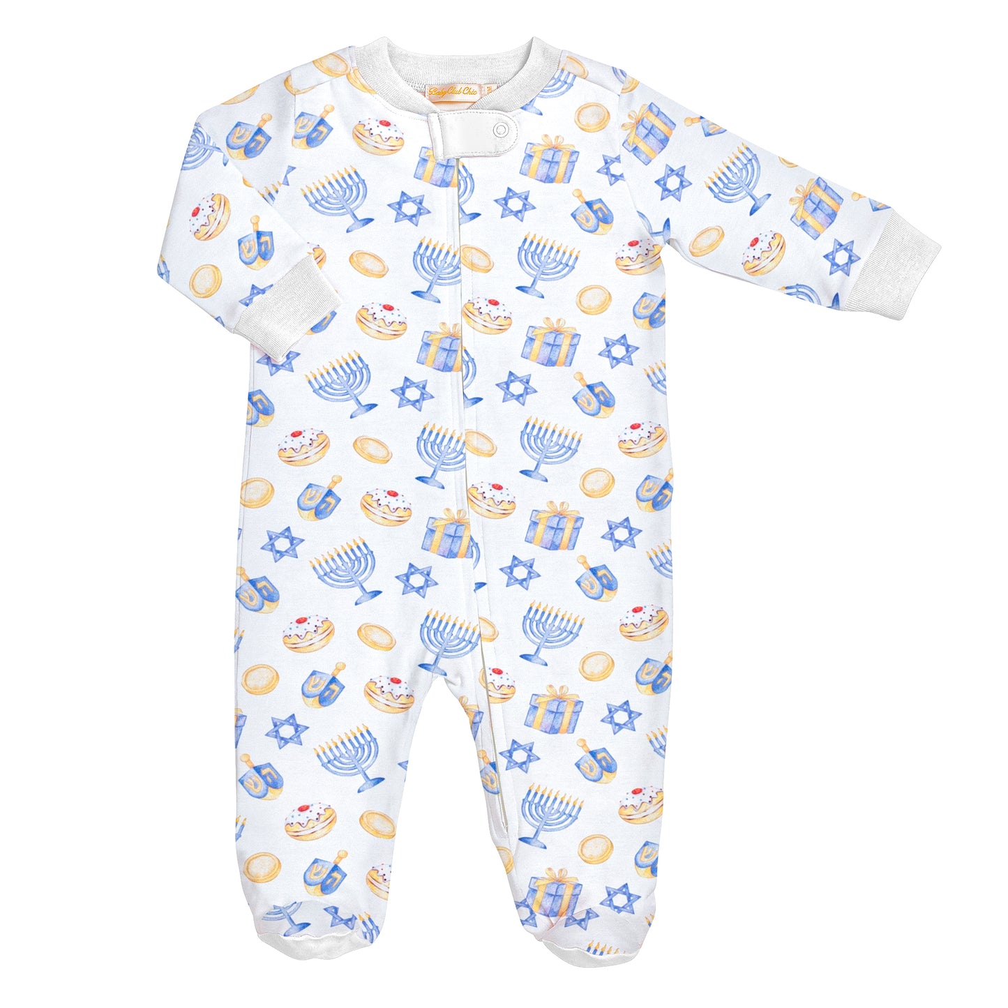 Baby Club Chic Footie - Happy Hannukah FOO21256