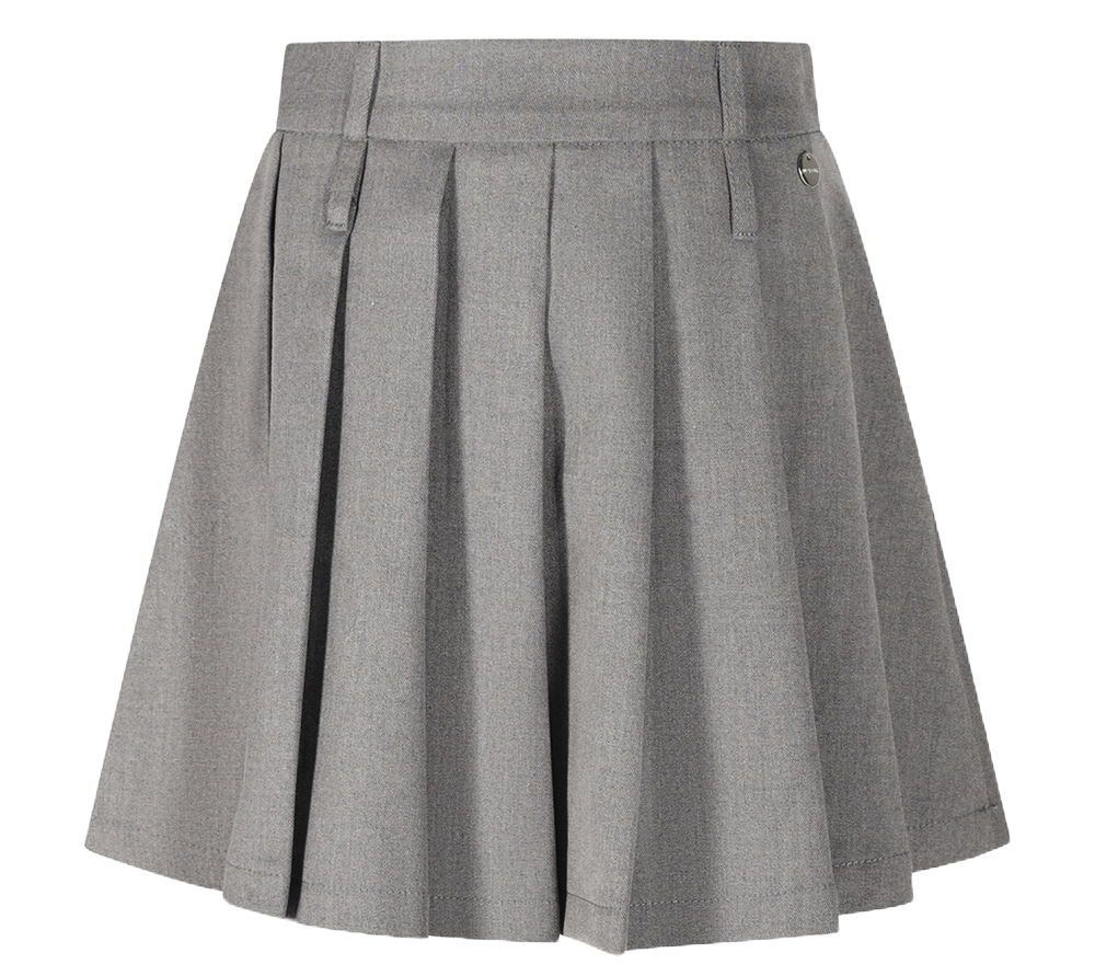 Imperial Grey Pleated Skirt GB59132 – Le Petit Kids