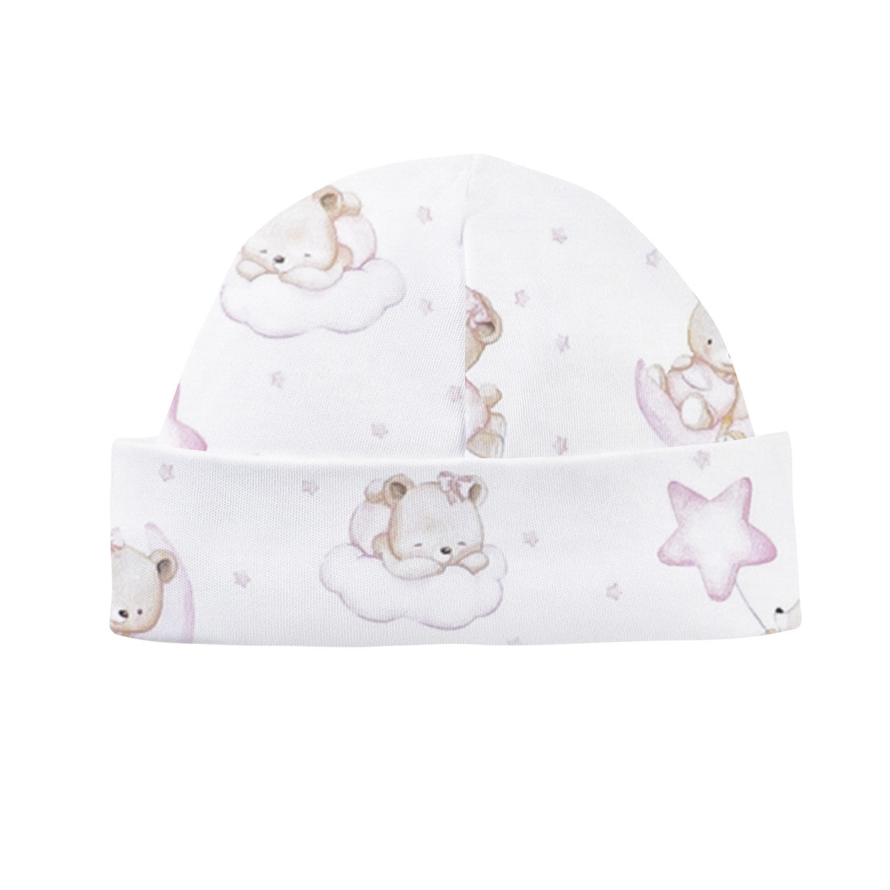 Baby Club Chic Hat - Sleep Tight Bear Pink