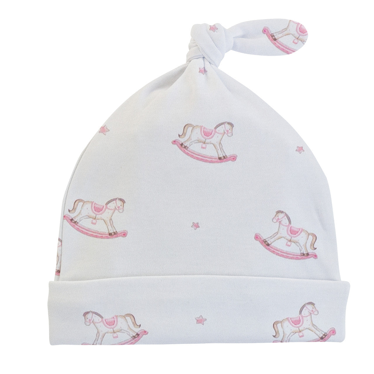 Baby Club Chic Rocking Horse Pink Hat with Knot