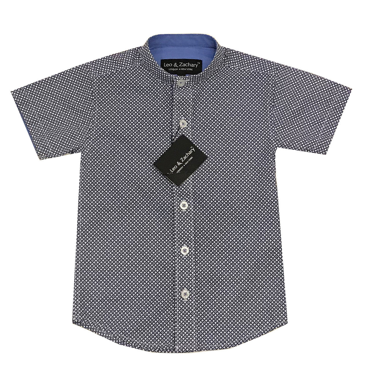 Leo & Zachary Saphire Shirt
