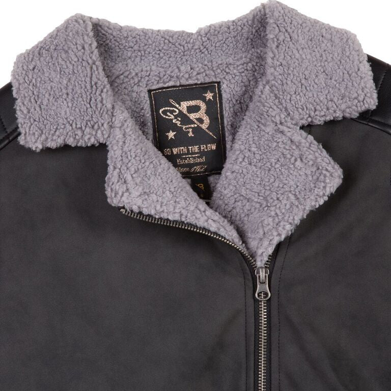 Beckaro Faux Leather Jacket 3M41006