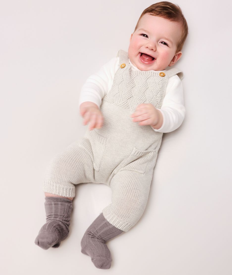 Tutto Piccolo Knitted Overalls 1160W25