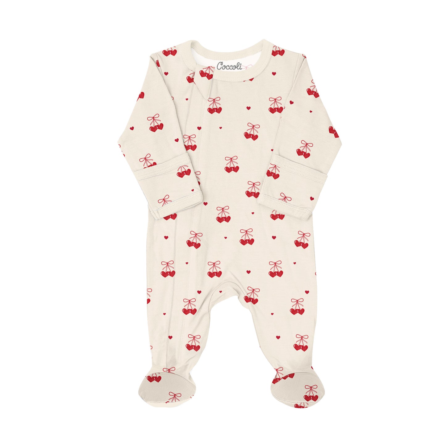 COCCOLI Hearts Footie PZM6016