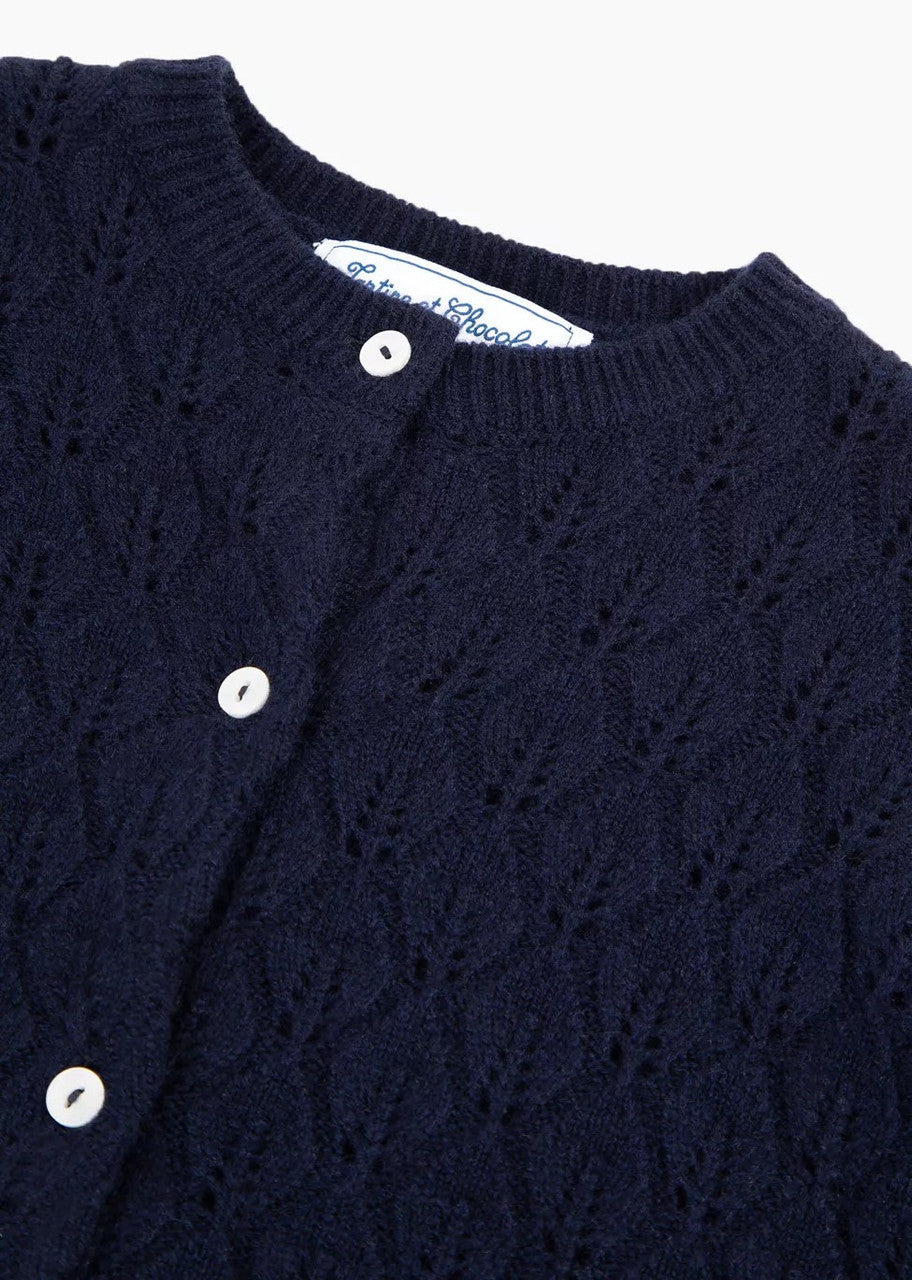 Tartine et Chocolat Navy Cardigan TX18062-04