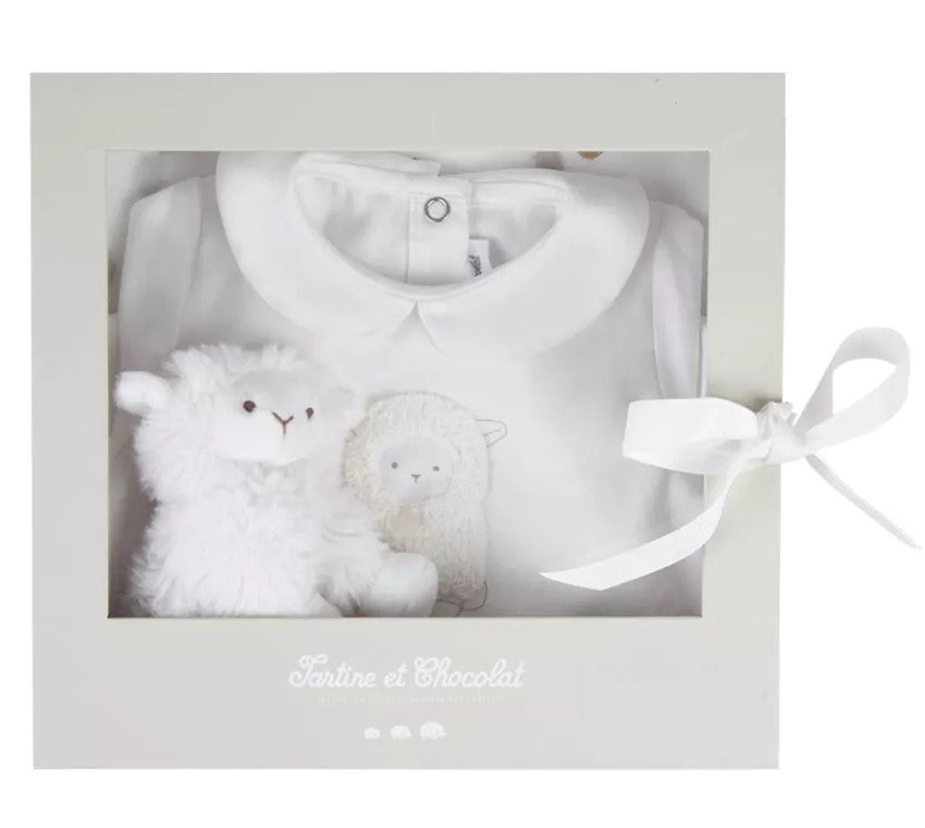 Tartine et Chocolat Footie & Toy Gift Set