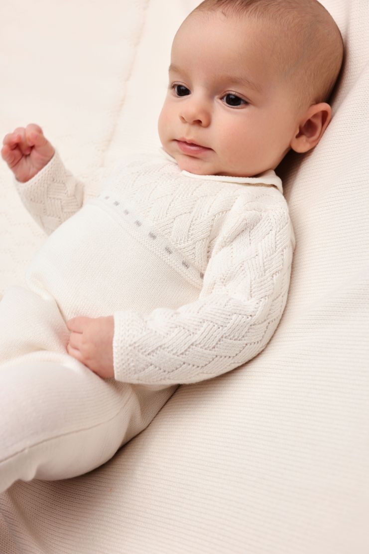 Tutto Piccolo Knitted Footie 1460W25