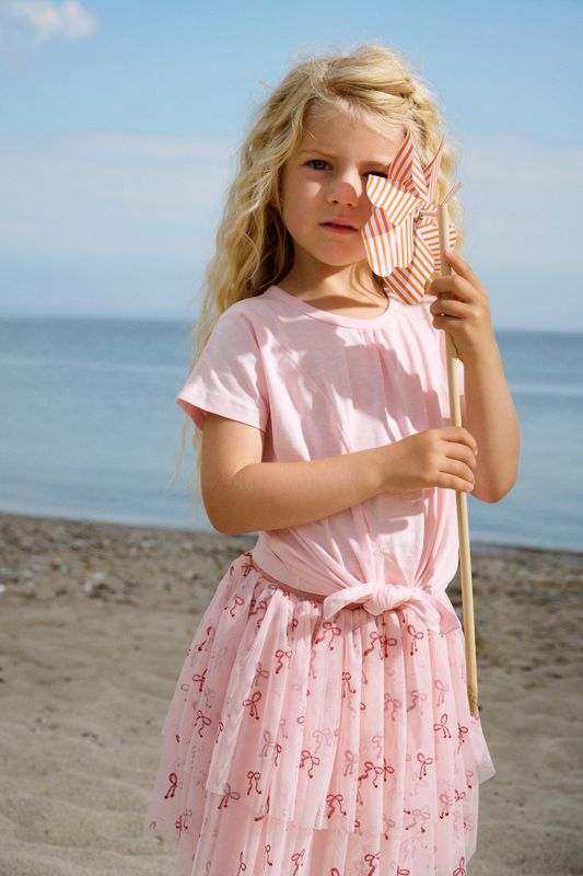 Minymo Pink Tie Top 123902