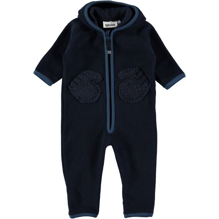 MOLO Udo Blue Fleece Suit – Le Petit Kids - Main Image