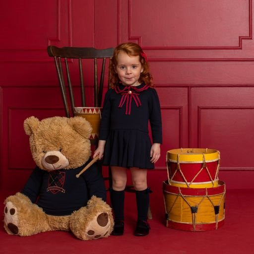 Patachou Navy Dress 3733252