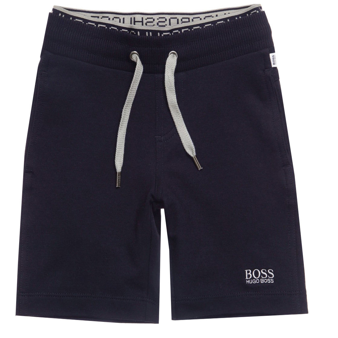 BOSS Navy Jersey Shorts