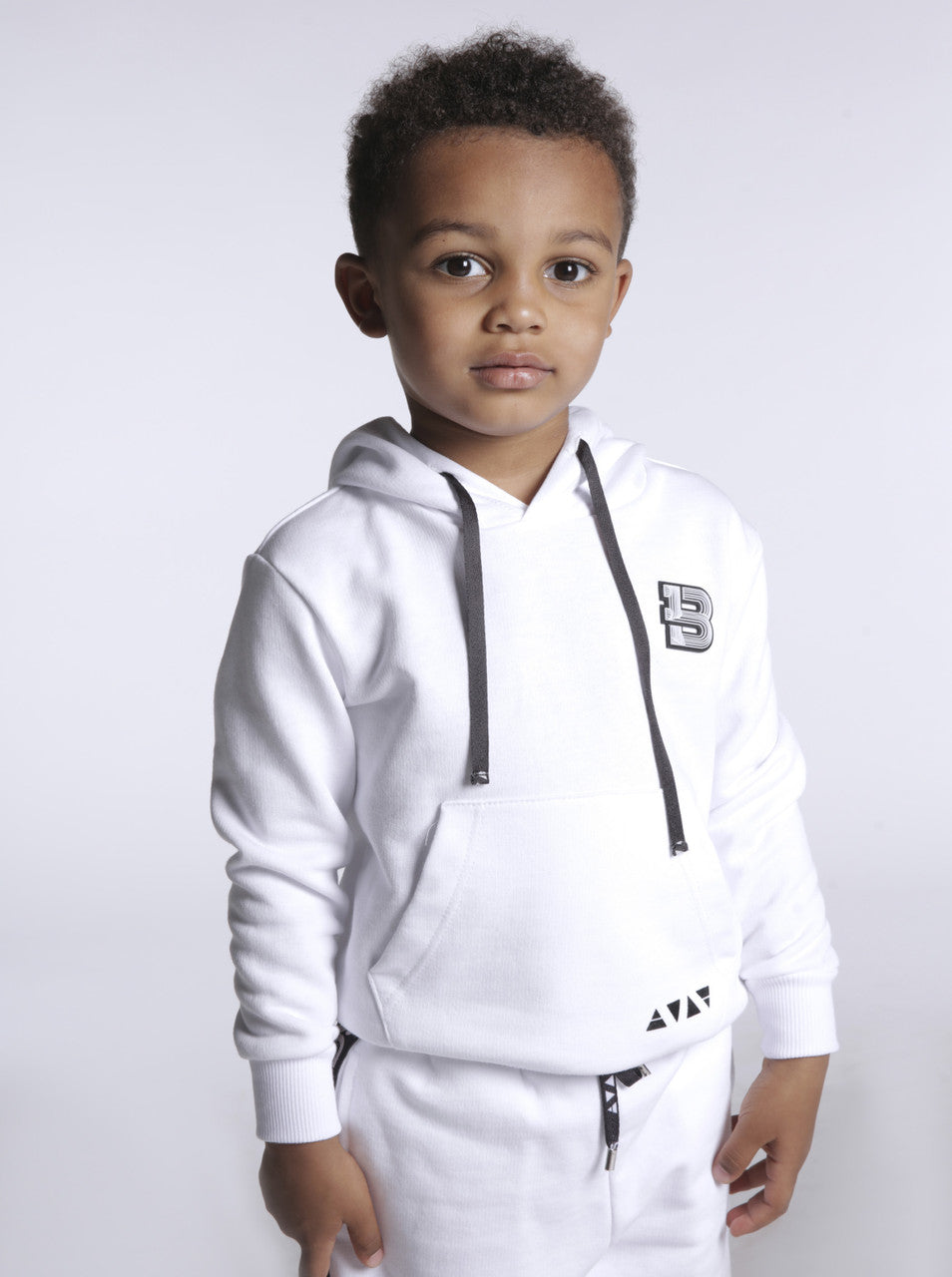 BYBLOS Boys White Hoodie BYMST11945