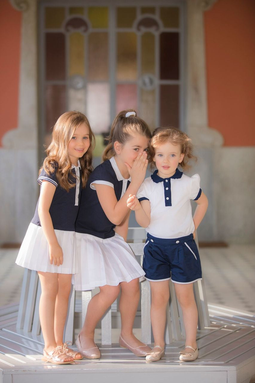 Patachou Navy Shorts