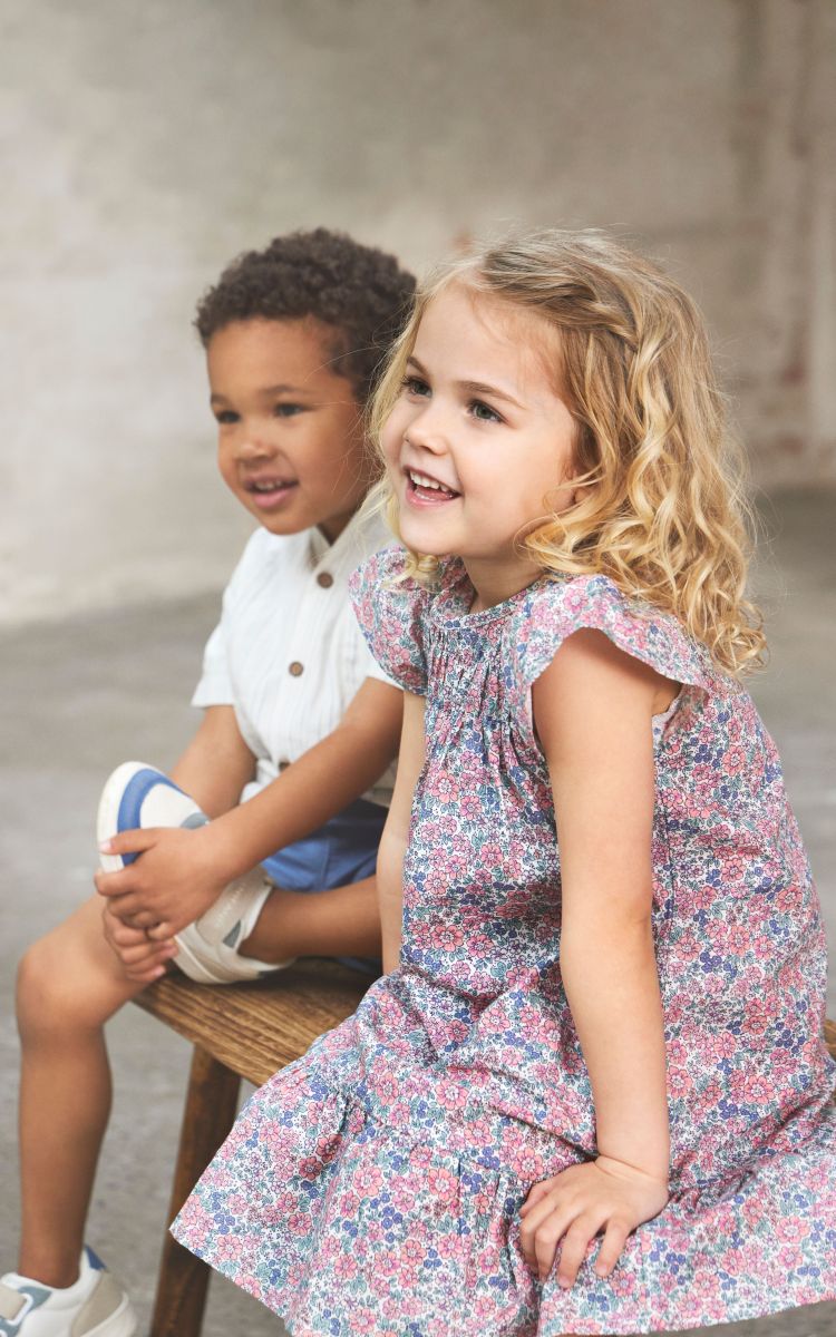 En Fant Girls Floral Dress 210339