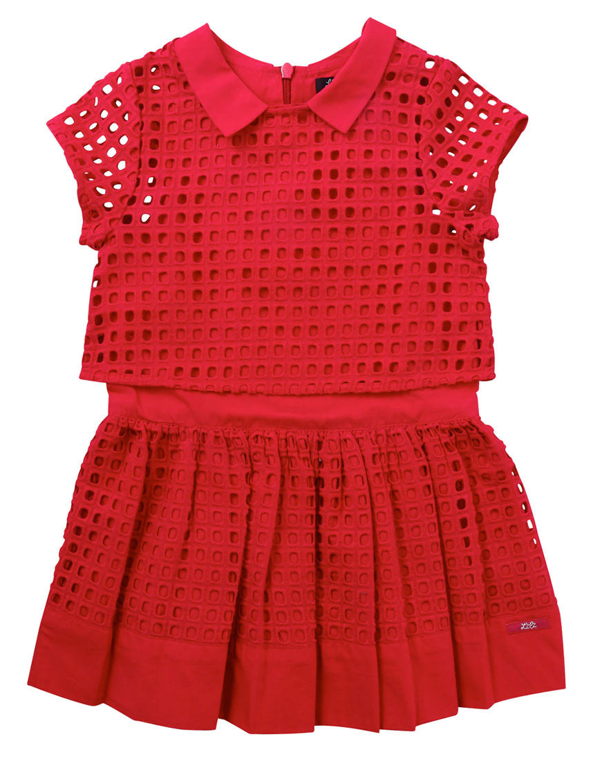 lili gaufrette pink dress Lili Gaufrette - Girls Pink Scuba Jersey Sweatshirt Dress with Ballerinas