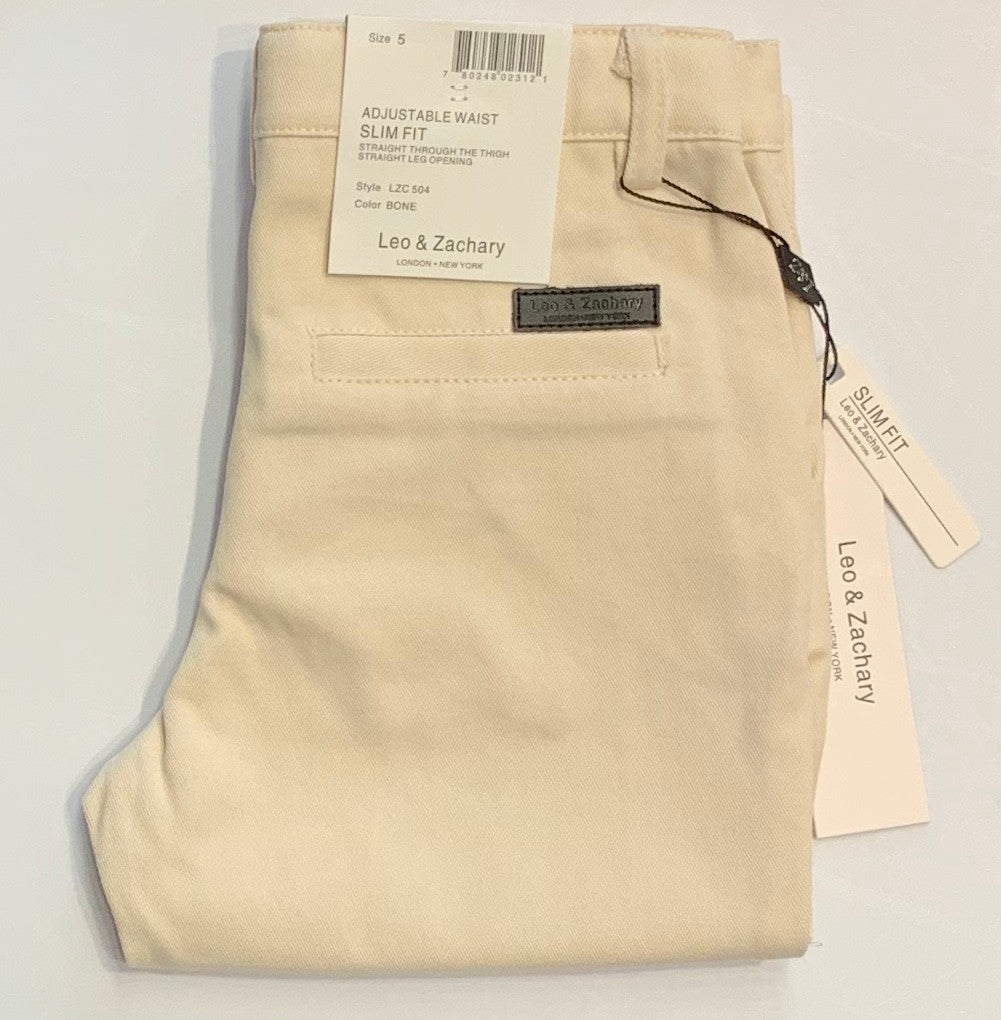 Leo & Zachary Beige Long Pants