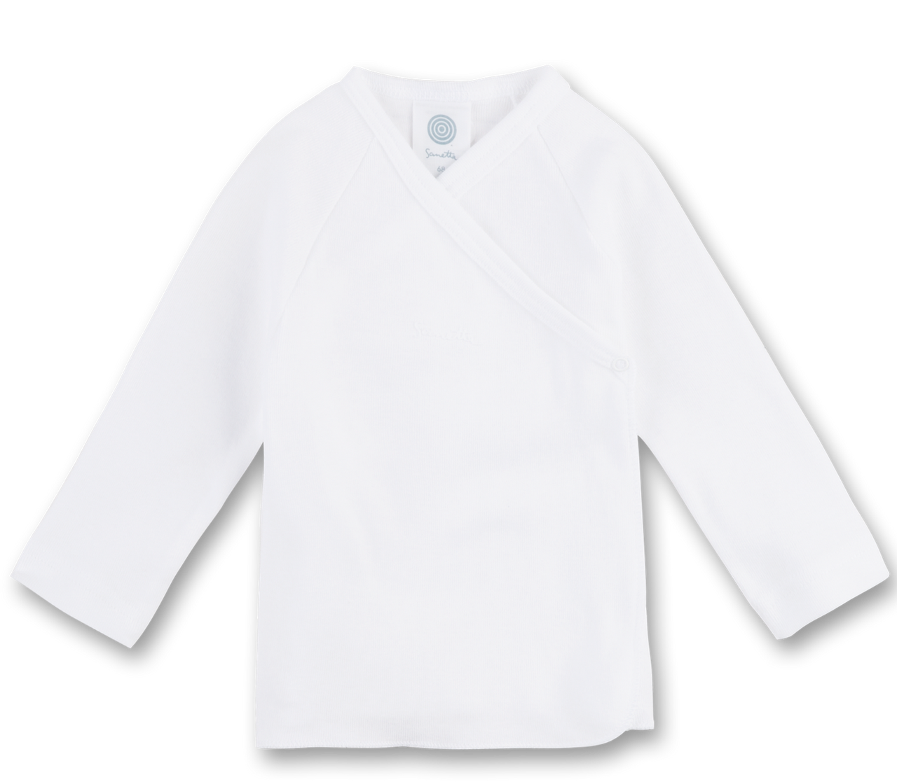 Sanetta White Wrap Top 307500