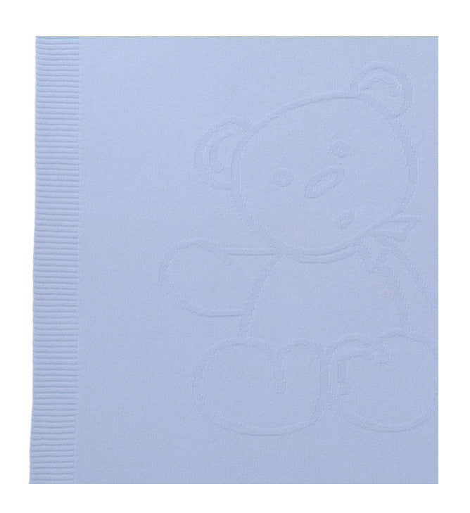 Tartine et Chocolat Blue Cashmere Blanket T60004F-41