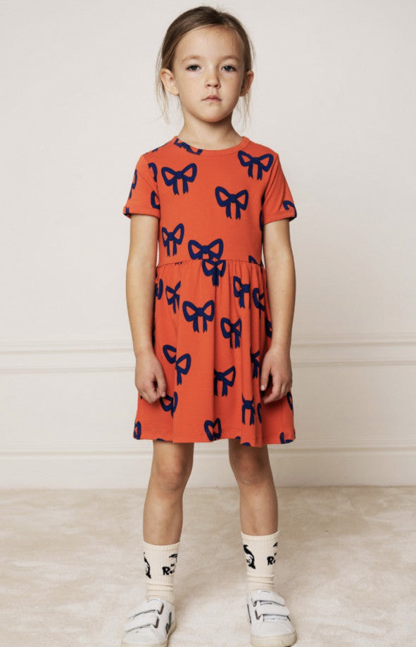 mini rodini bow dress MINI RODINI Bow Dress 2165010042