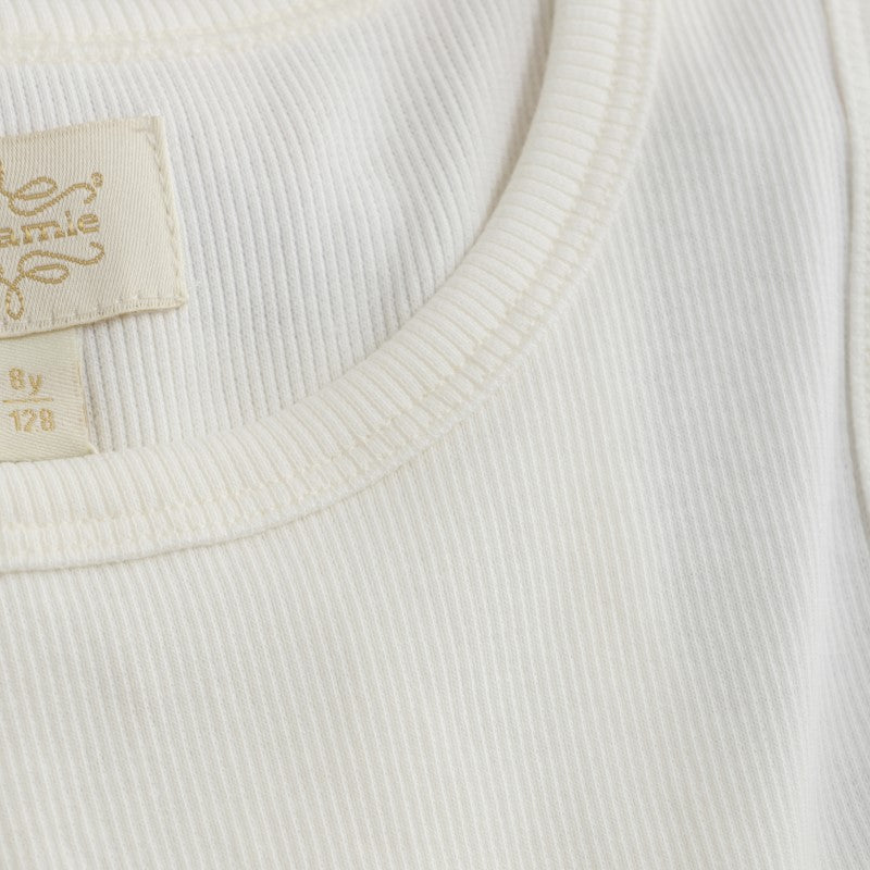 CREAMIE Cloud Ribbed Top 822934 dress