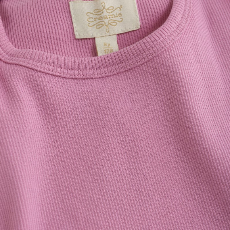 CREAMIE Rosebloom Ribbed Top 822934 dress