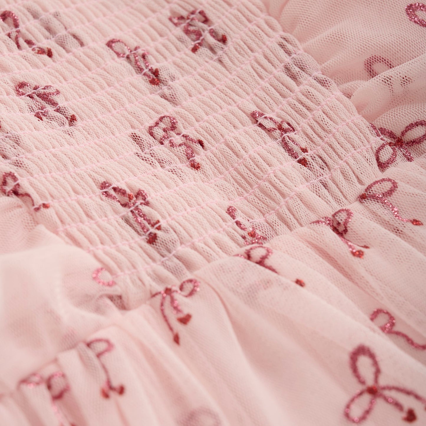 Minymo Glitter Bow Dress 123914