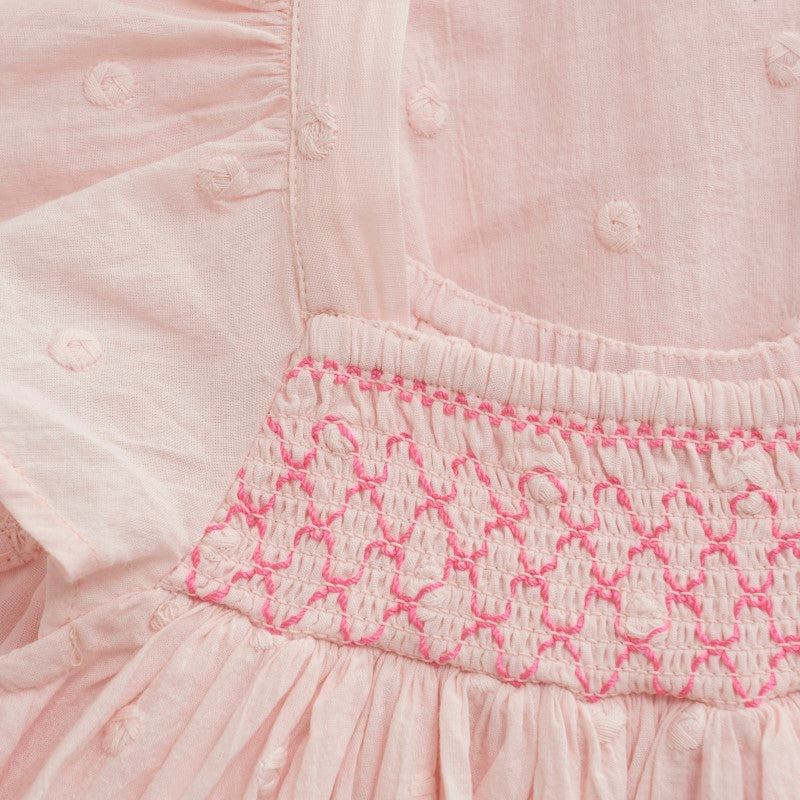 En Fant Girls Veiled Rose Dress 220540