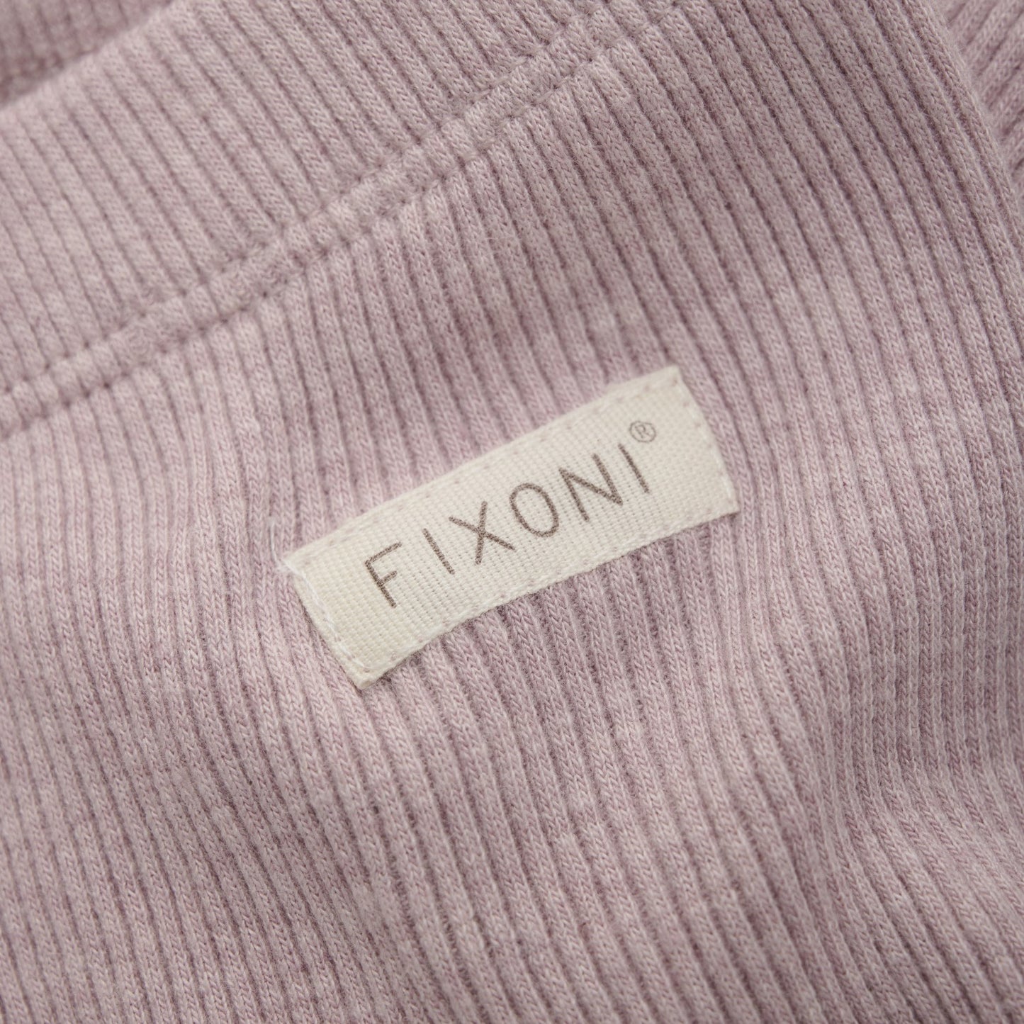 Fixoni Pale Mauve Ribbed Pants 422781