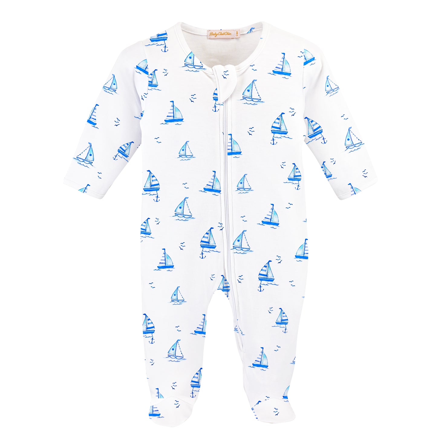Baby Club Chic Footie - Sailing Boats