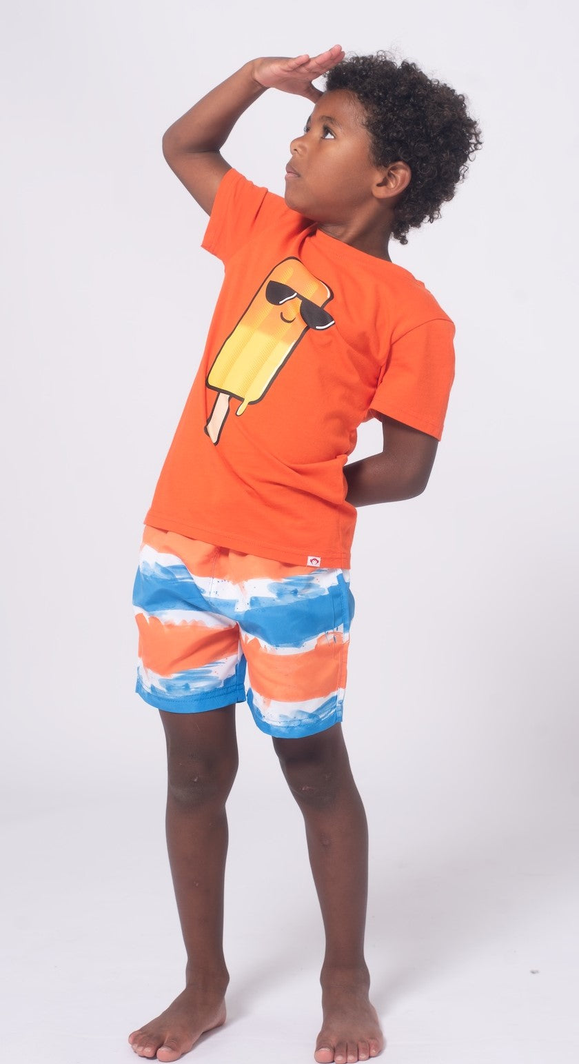 Appaman Orange Graphic Tee F1T4