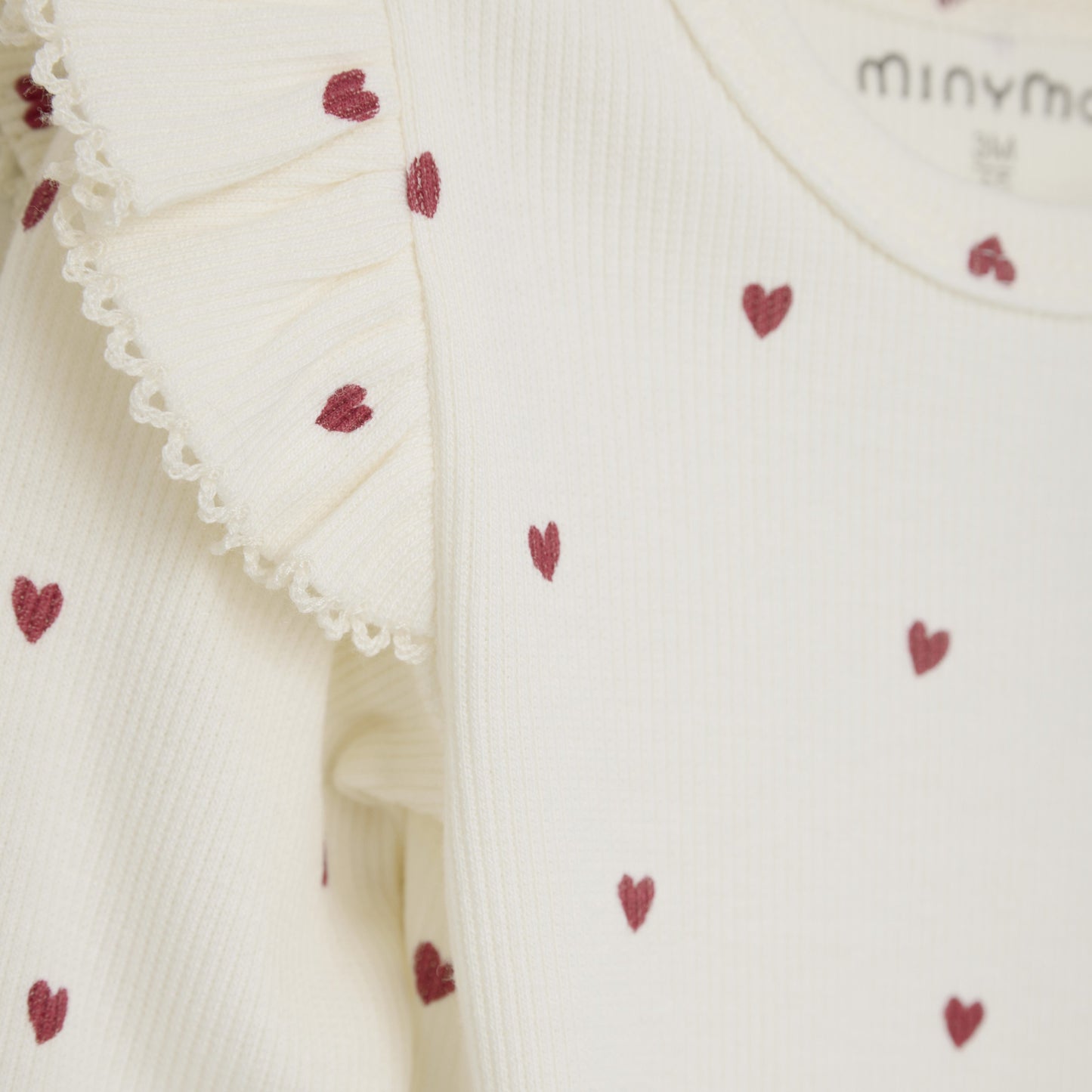 Minymo Hearts Bodysuit 114159